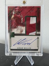 Aidan Miller 2024 Impecable Elegance Prospect Jersey Auto Green /4