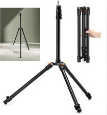 Extendable Photography Stand, Adjustable 6.56Ft/78.7"/2M Aluminum Tripod with 1/