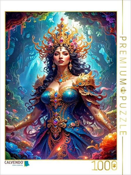 Calvendo Puzzle July: The Powerful Queen | 1000 Pieces, Finished Size 25.2 × 18.-image