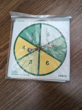NEW VINTAGE Set Of 6 Math Spinners By Educational Teaching Aids 4557A B