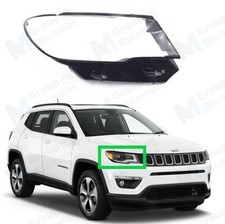 Cover Plastica Vetro Faro Anteriore Destro Per Jeep Compass 2017 - 2021