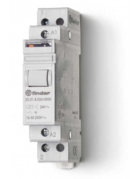 Télérupteur modulaire 230V Finder pour piloter l'éclairage d'un couloir