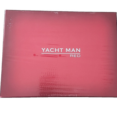 YACHT MAN RED Fragrance gift set EDT natural spray shower gel after shave balm