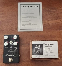 Chellee Ponyboy V3 Boutique Klone Styled Overdrive w/Box & Instructions. NEW