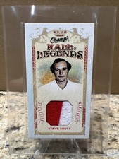 2009-10 UD Champ's - Mini Hall of Legends Steve Shutt JERSEY Montreal Canadians