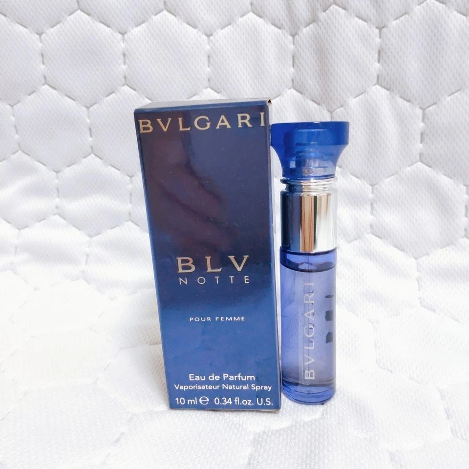 BVLGARI BLV NOTTE Pour Homme Eau de Parfum 10 ml 0,34 fl. oz. con caja Foto 3 de 4