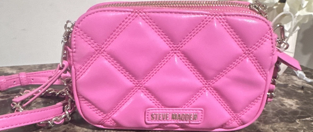 Steve Madden Faux Leather Exterior Pink Bags & Handbags for  display picture 1