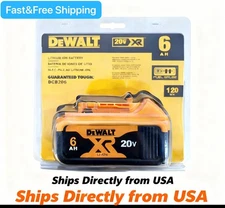 Luxry for DEWALT 20V Max Premium 6Ah Lithium-Ion Battery / Charger