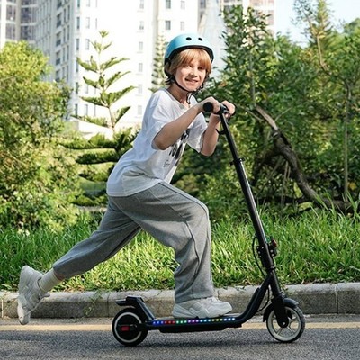 iScooter iK3Max Kinderroller Elektroroller Klappbar E-scooter mit LED-Anzeige DE