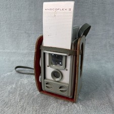 Vintage Anscoflex II Camera in Case with Strap UNTESTED PARTS/REPAIR W15 