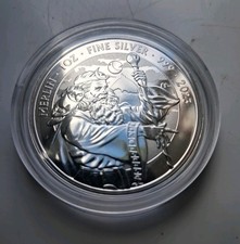 2023 Royal Mint - Myths And Legends - Merlin 1 oz .999 Silver Bullion £2 Coin