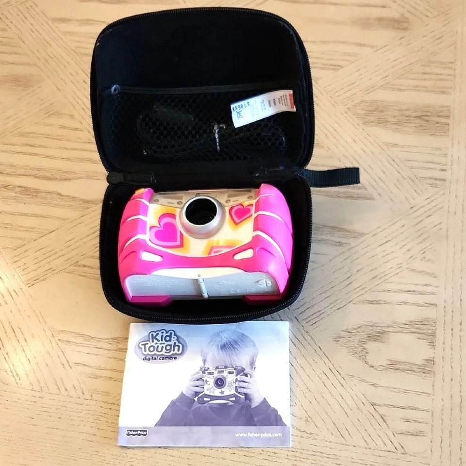 Fisher-Price Juego de Cámara Digital Resistente para Niños con Estuche Nuevo Foto 3 de 4