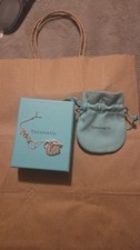 TIFFANY  Co. Return to Heart tag  Key Pendant Necklace Silver .925