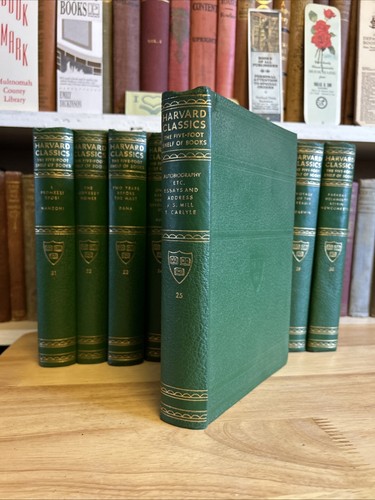 Harvard Classics The Five Foot Shelf of Books Collier Vol.21-30 1959 Faux Leathe - Picture 13 of 23