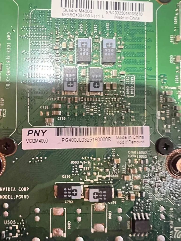 Nvidia Quadro M4000 8GB DDR5 PCI-E Graphics Card PNY VCQM4000 - Image 4 of 4