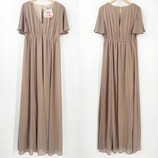 SHOW ME YOUR MUMU Dress Size Large Emily Maxi Empire Waist Wedding Bridal NWT