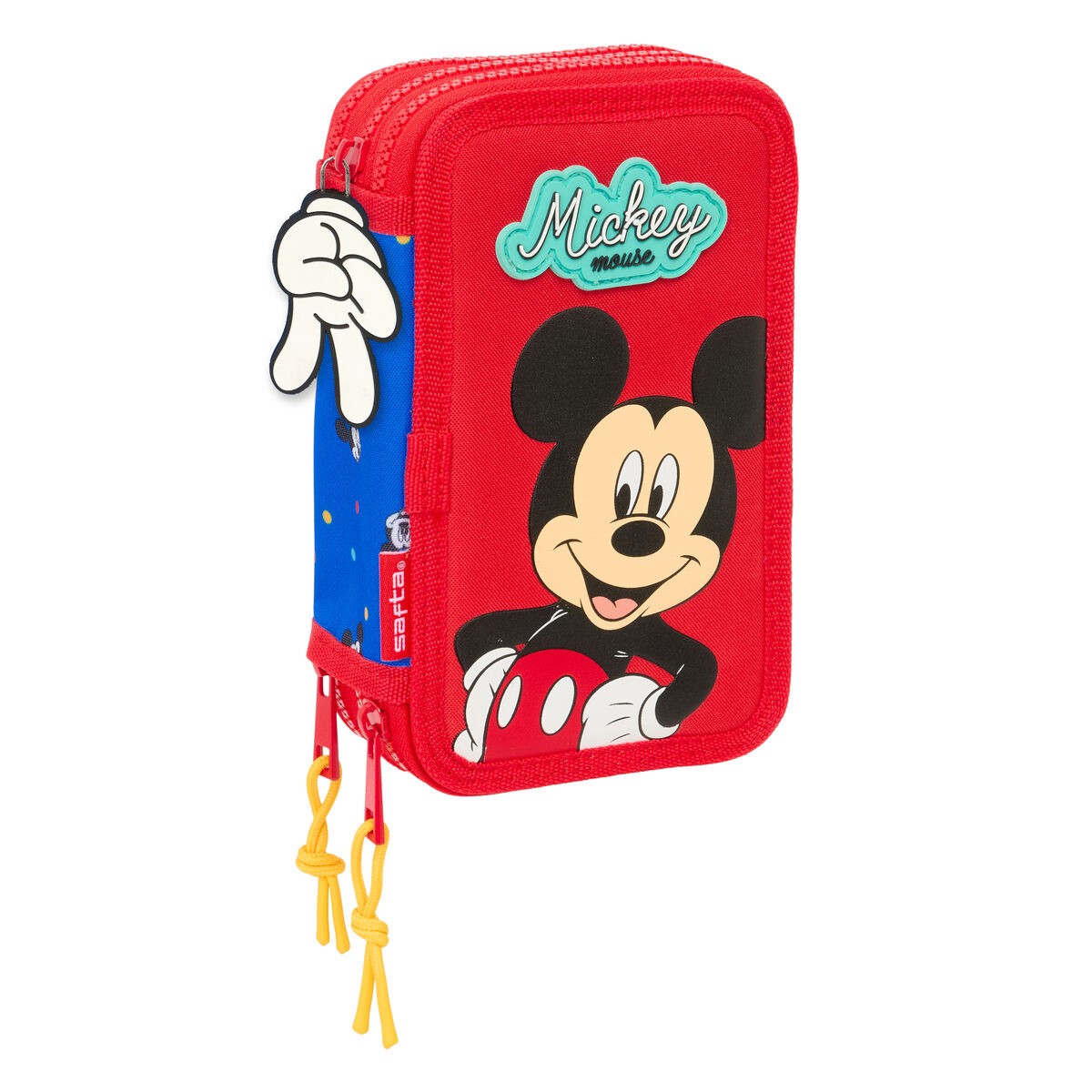 Plumier Triplo Mickey Mouse Clubhouse Good day Azzurro 12,5 x 19,5 x 5,5 cm 3