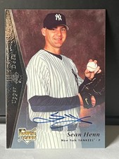Sean Henn Signed 2007 Upper Deck SP Rookie Edition Card #160 Auto + Bonus Card. rookie card picture