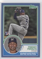 2018 Topps Update 1983 Topps Design Blue Freddy Peralta #83-49 7c7