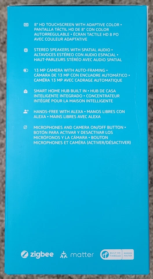 Amazon Echo Show 8 3rd Generation Black New in Box - Image 4 of 4