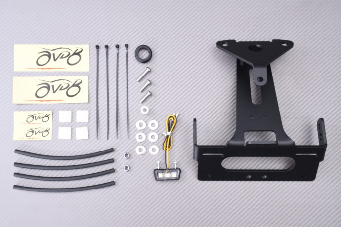 Support de plaque pour Aprilia Tuono V4 1100 Factory montage clignotants origine