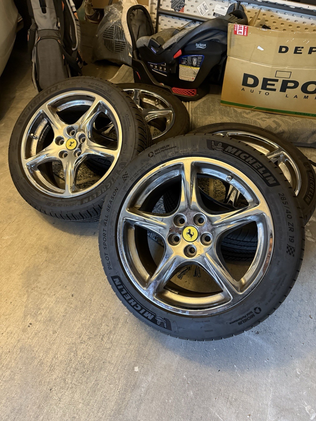 Ferrari 612 Scaglietti 18" 19" inch rim OEM 2005 2006 2007 2008 2009 Wheel SET