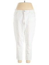 Wit  Wisdom Women White Casual Pants 16