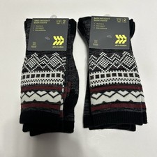 All In Motion Women's 2 2-Packs Mid-Weight Crew Socks Lt, 6-12 NWT