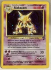 Alakazam 1/130 Holo Rare Base Set 2 Vintage WoTC Pokemon TCG