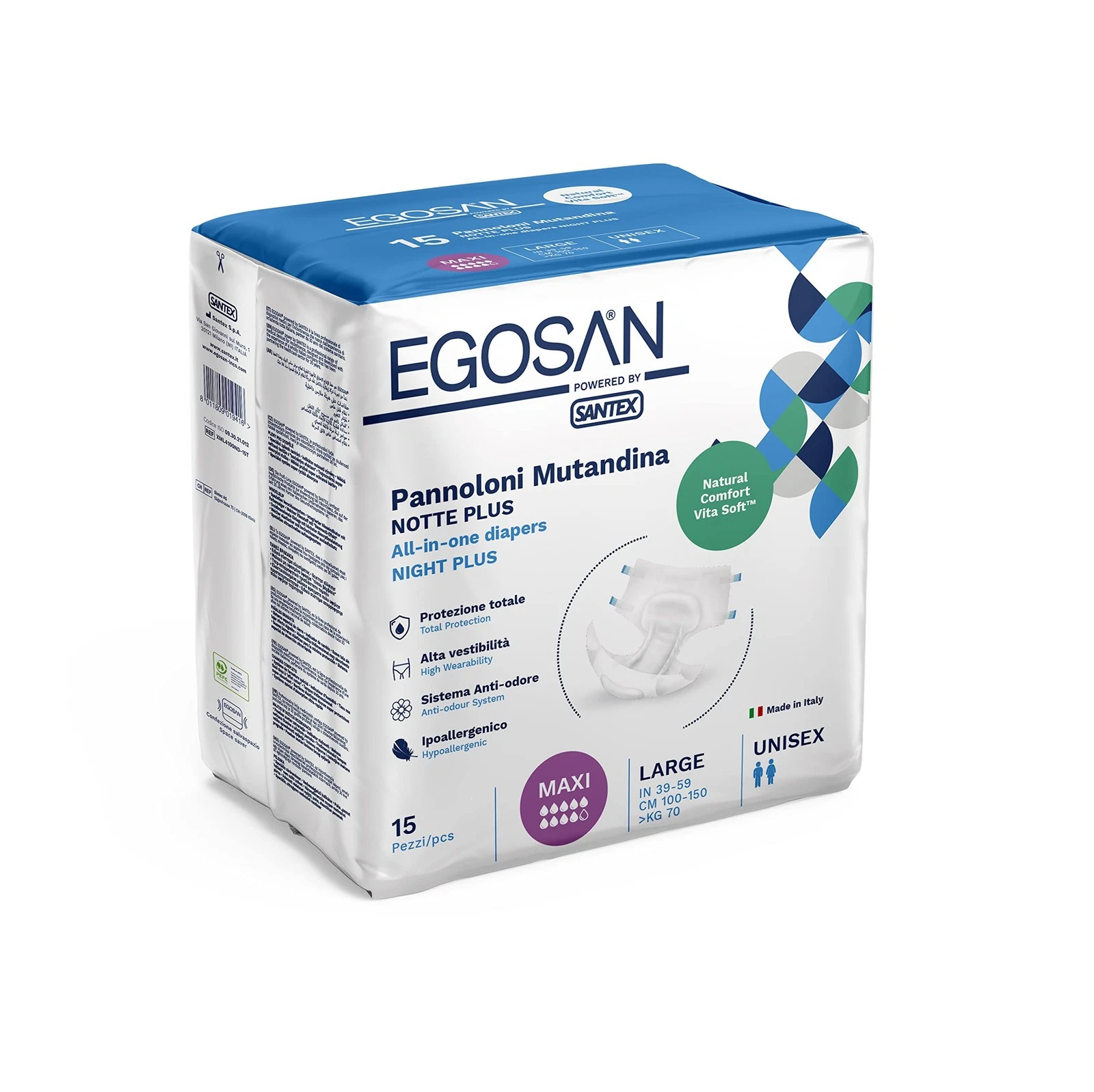 Maxi Incontinence Disposable Adult Diaper Brief with Tabs Maximum Absorbency ...