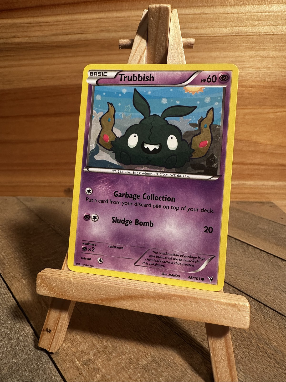 Pokemon Noble Victories Common Trubbish #48/101 Lightly played