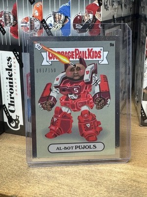 2022 Topps Garbage Pail Kids GPK x MLB Albert Al-bot Pujols 9a #'d 81/150