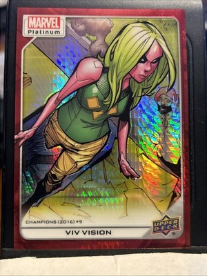 2022 Upper Deck Marvel Platinum #156 Viv Vision /199