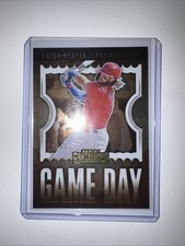 2020 Panini Contenders Game Day Gold 52/99 Bryce Harper #GD-7 Phillies