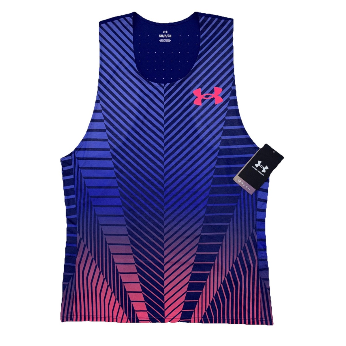 Under Armour Men's Size S/P/CH UA Rush Run Distance '23 Singlet