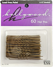 Hollywood 2-1/2" Standard Hair Pins 60 ct - 2 pack