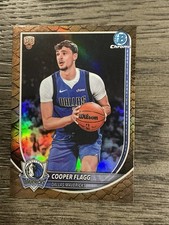 2025-26 Bowman Chrome #BCV-1 Cooper Flagg Reptilian Refractor Mavericks SP RC 🔥