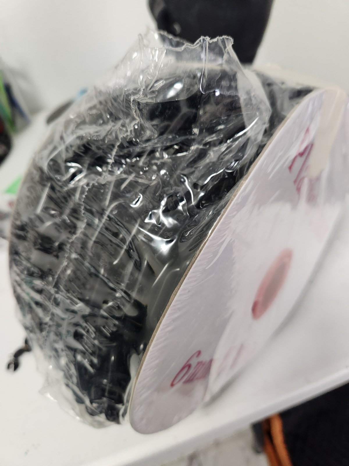 100ft Black Plastic Crowd Control Chain Safety Barrier for Indoor Outdoor