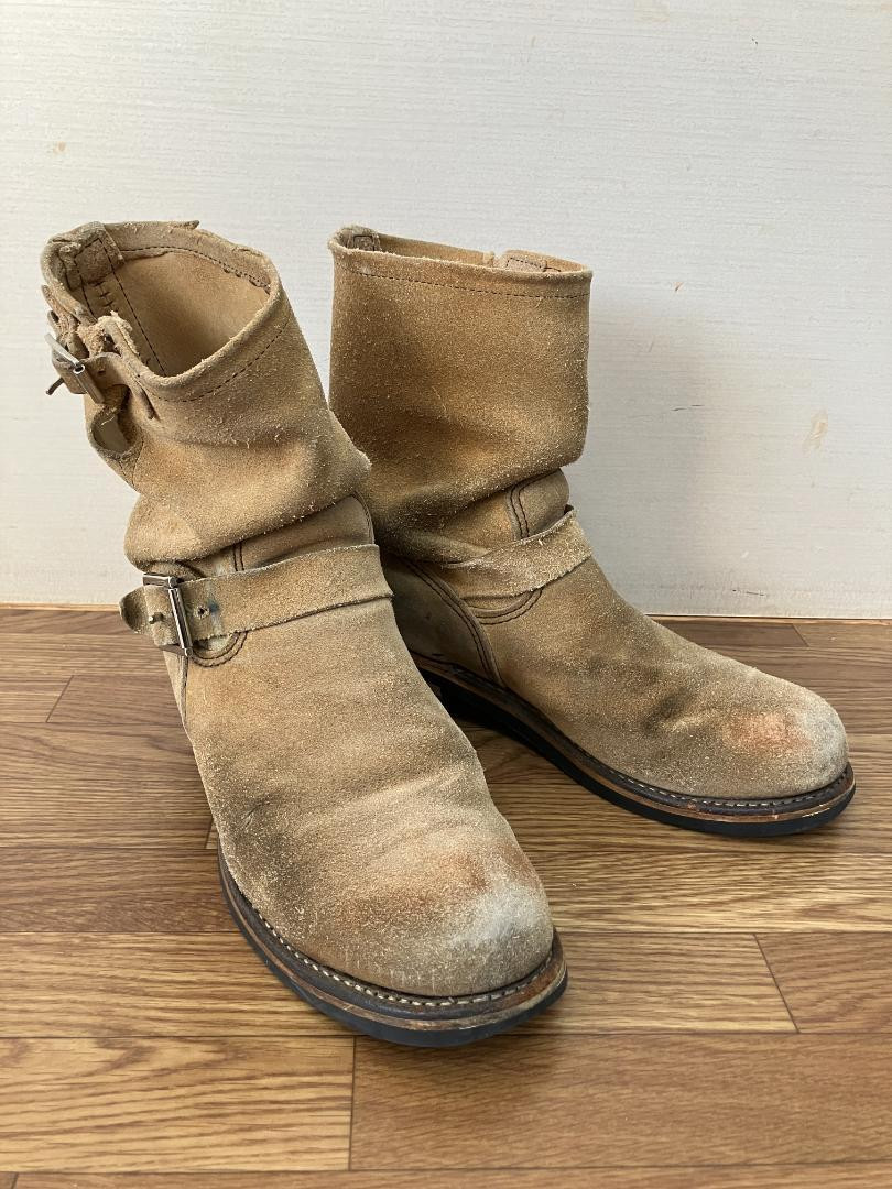 REDWING Red Wing PT99 8268 8.5D Engineer Boots Suede #0313 | eBay