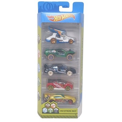 Hot Wheels HW Extreme Race 5-Pack Die-Cast Cars Set FYL11 Sealed New #D-41