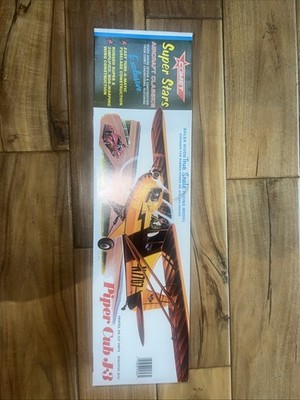 Comet Super Stars Piper Cub J-3 Kit 1623 Unbuilt 25.5  Wingspan