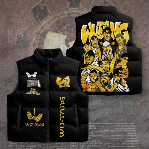 Wu-Tang Clan The Final Chamber 2026 3D Sleeveless Down Jacket - product listing photo