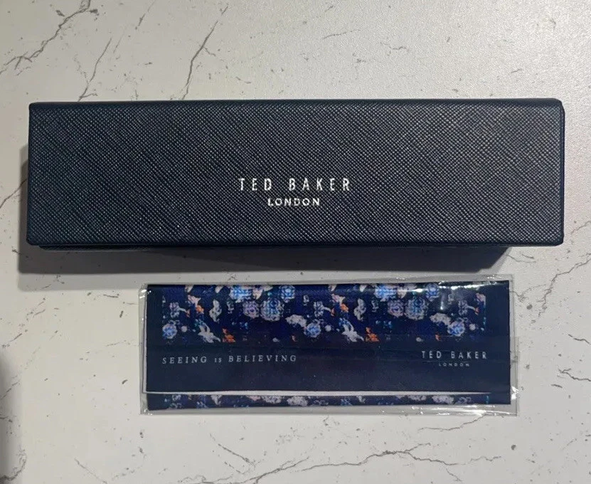 Ted Baker Navy Blue Glasses Case