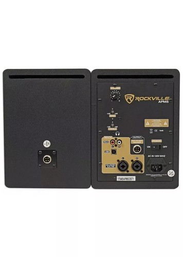 Rockville APM5C 5.25" 2-Way 250W Active/Powered USB Studio Monitor Speakers Pair - Picture 4 of 7