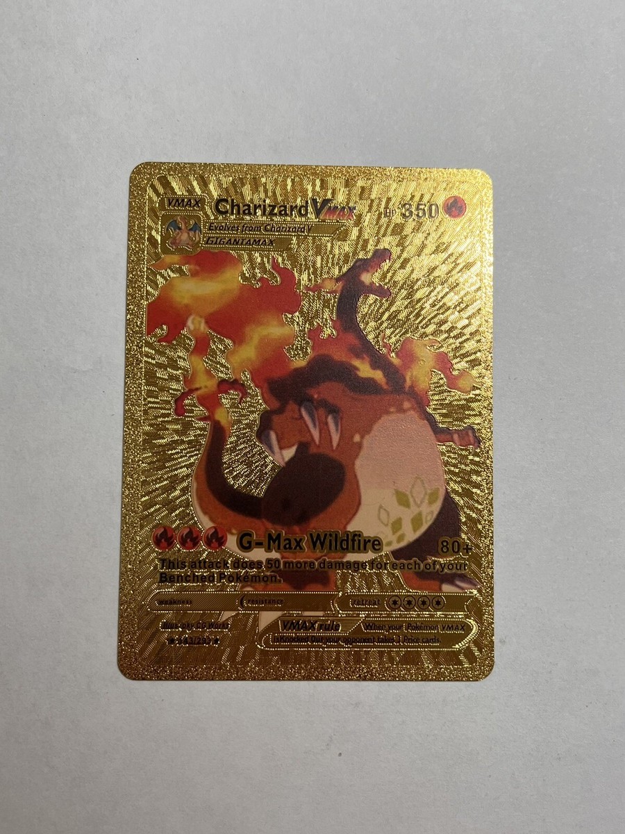 Pokemon Charizard VMAX Gold Foil Card 143/293 NM | eBay