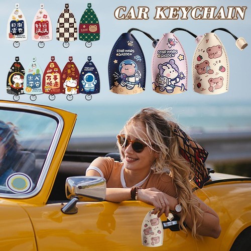 Custodia portachiavi auto stili cinesi portachiavi in pelle - portafoglio borsa cover - fob regalo - Foto 5 di 24