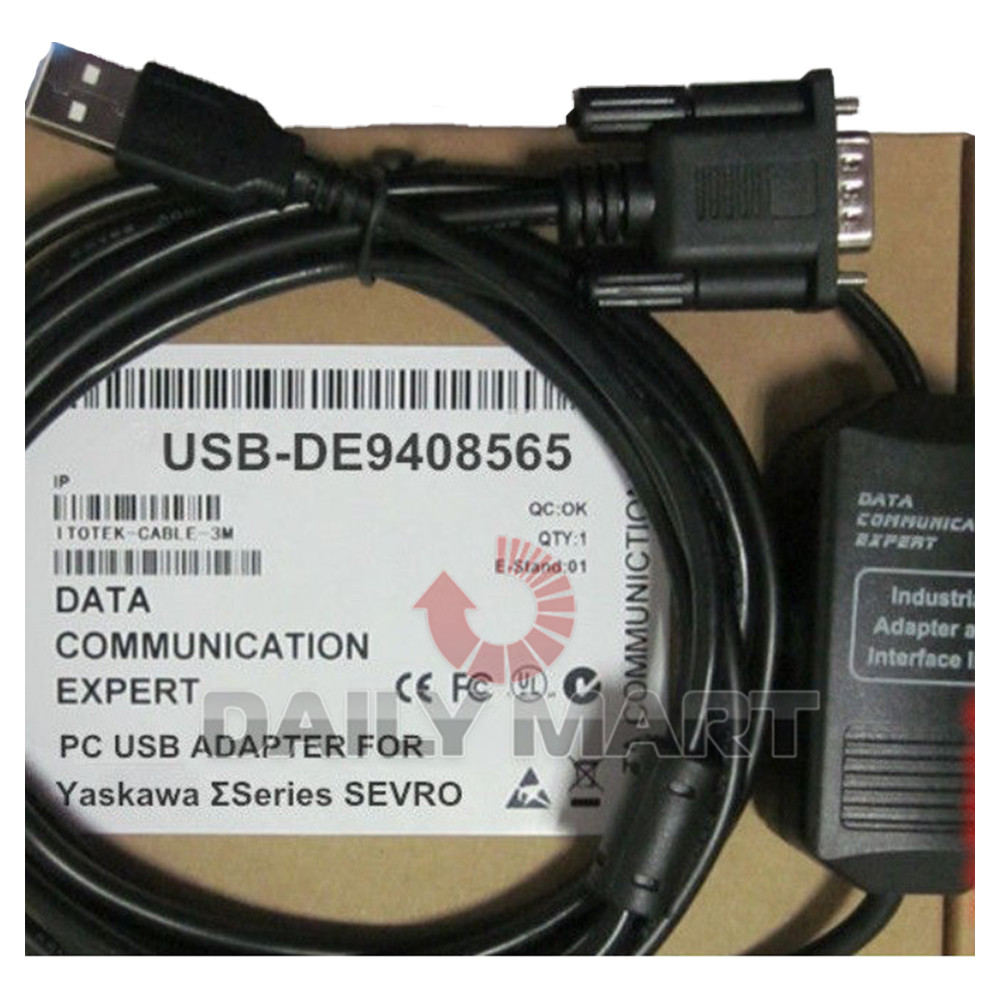 New In Box USB-DE9408565 Programming Cable For Yaskawa SGDA/SGDB