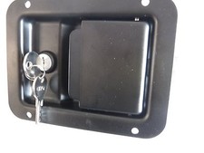 1XPC3 Paddle Latch, Black Powder Coated E 