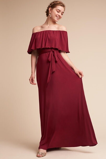 burgundy velvet off shoulder dress Felicity the Ruched / 6 Color:Custom Color (leaving a note) City Break Outfits HISDERN Mens Dress Shirts 24 Vendor