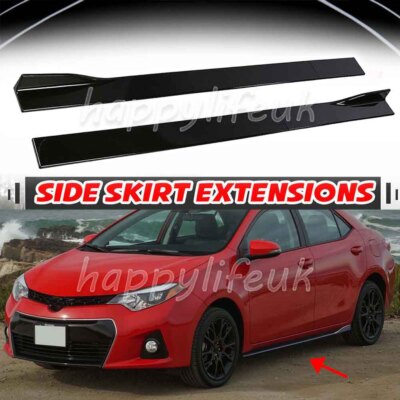 2M Side Skirt Splitter Rocker Panel For Toyota For Corolla For Yaris ...